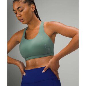 LULULEMON Women's AirSupport Bra Size 38D In Tidewater Teal/Vapor